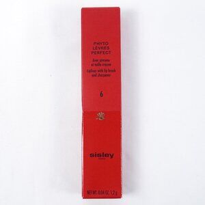 Sisley Phyto-Lèvres Perfect No. 6 Chocolat Lipliner With Lip Brush & Sharpener